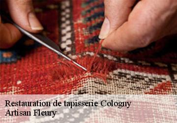 Restauration de tapisserie  cologny-1223 Artisan Fleury 